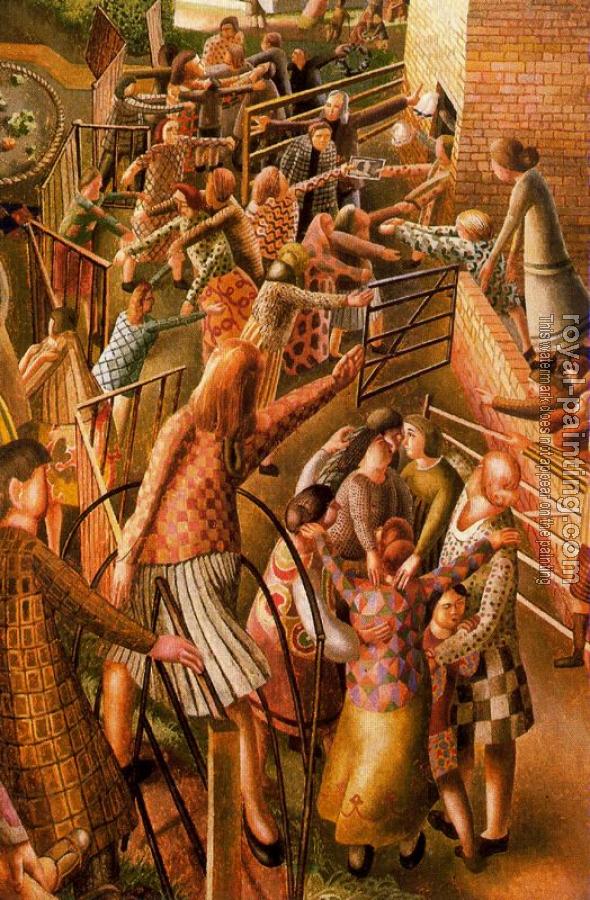 Stanley Spencer : The Resurrection with the Raising Of Jairus's Daughter